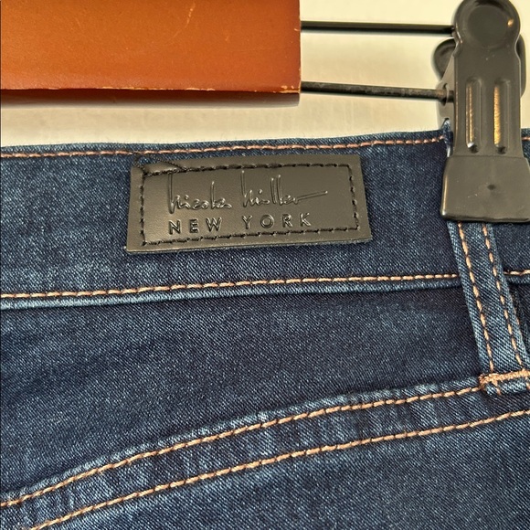 Nicole Miller Dark Blue High Rise Bootcut Jeans size 12x 42” - Picture 4 of 7